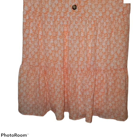 EVRI NWT Plus Size Flowy Dress with Cute Brown Buttons 365 - Picture 4 of 6